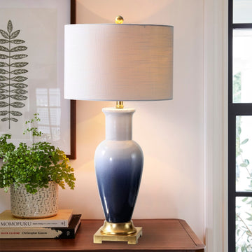 Dip Dye 31.5" Ceramic LED Table Lamp - JONATHAN Y